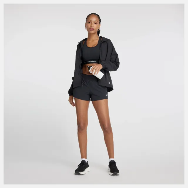 【NEW BALANCE】NB 短褲 女 運動褲 美規 黑 WS41286BK