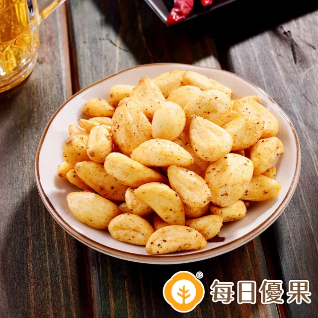 【每日優果】罐裝蒜頭酥-香辣240G(蒜頭脆片)