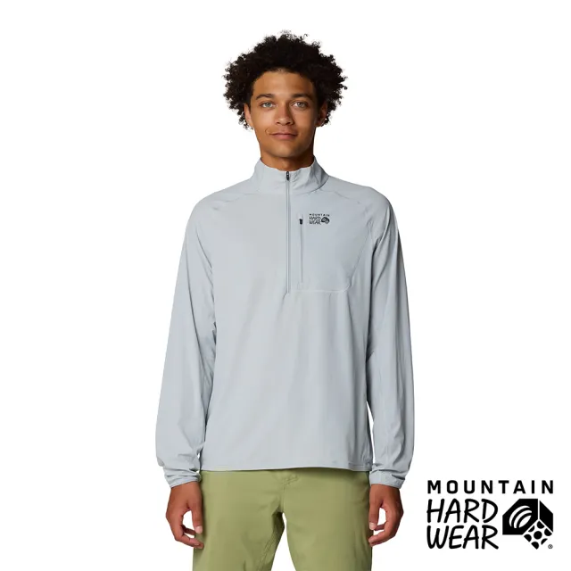【Mountain Hardwear】Sunshield 1/2 Zip Men 防曬超輕量長袖上衣 冰河 男款 #2110211