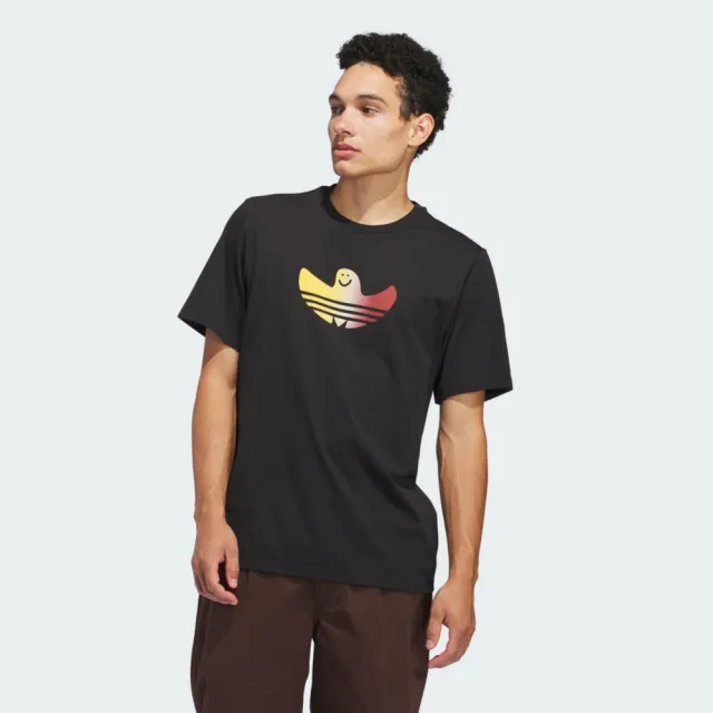 【adidas 愛迪達】Shmoo Fill Tee 男女 T恤 運動上衣 休閒短袖 黑 亞版(JC7759)