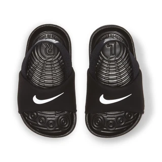 【NIKE 耐吉】涼鞋 小童 童鞋 兒童 運動 KAWA SLIDE TD 黑 BV1094-001