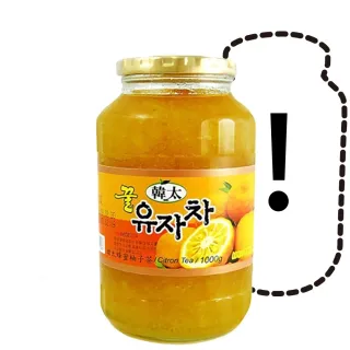 【韓太】蜂蜜風味柚子茶1KG x2罐任選(本島免運費)