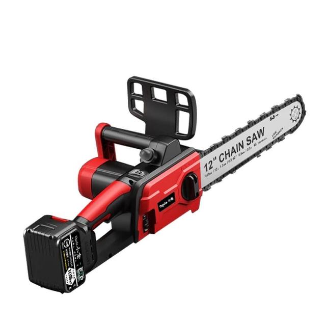 【Ogula小倉】鏈鋸機 12寸無刷電鏈鋸（智能電量顯示）20000M雙電(電鏈鋸/伐木鋸/鏈鋸機/電動鏈鋸)