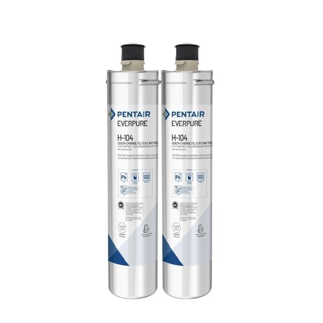 【Pentair】H104強效抑垢家用型淨水器濾心/H-104平行輸入濾芯-2入組(★美國原廠平行輸入全新品)