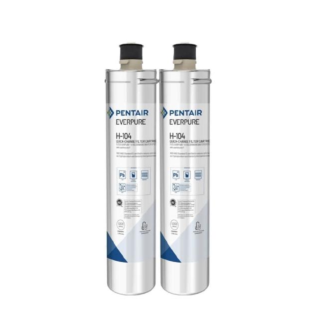 【Pentair】H104強效抑垢家用型淨水器濾心/H-104平行輸入濾芯-2入組(★美國原廠平行輸入全新品)