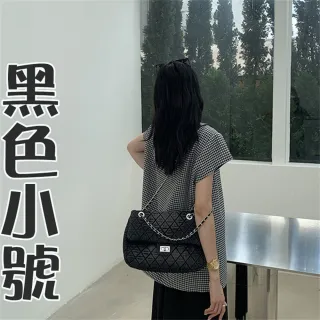 【MoonDy】雙11 包包女 小香風包包 鏈條包包 大包包 菱格包包 洗水牛仔布包包 流浪包包 肩背包 