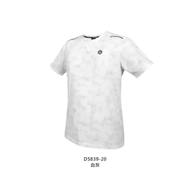 【FIRESTAR】男短袖冰感印花T恤-慢跑 路跑 休閒 涼感 反光(D5839-20)