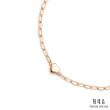 【點睛品】網路獨家款 全18K 一心一意 18K玫瑰金手鍊