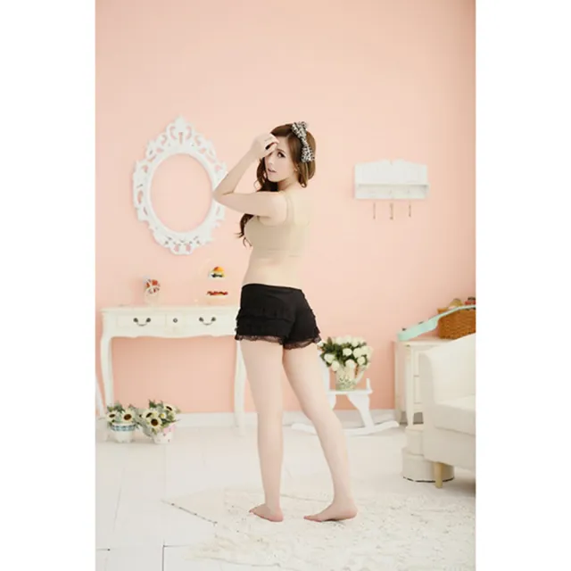 【Pure Heart】涼感透氣彈力Bra T 背心組(涼感 透氣 黑色 膚色 寶藍色 白色 挖背)