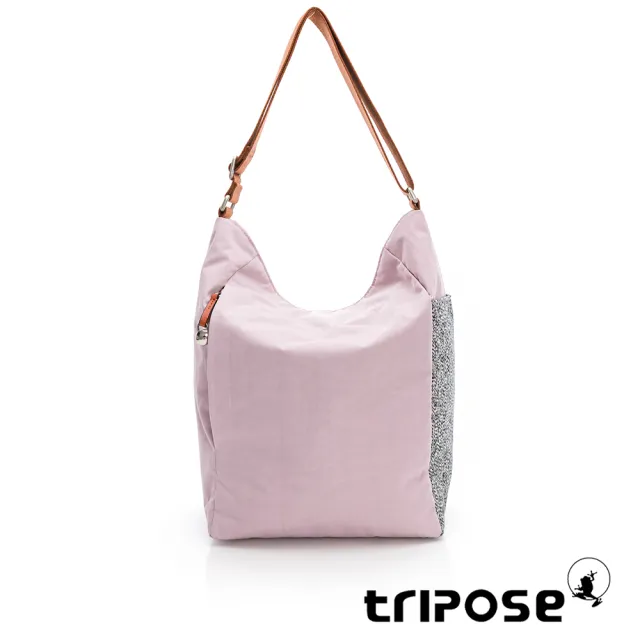 【tripose】漫遊系列垂墜感斜背包-大(手毬紫)