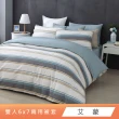 【HongYew 鴻宇】台灣製100%精梳棉 兩用被套 雙人(多款)