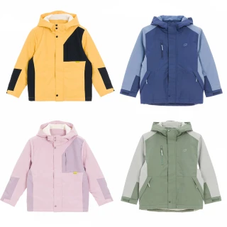 【GIORDANO 佐丹奴】童裝 連帽衝鋒外套 G-MOTION系列(多色任選)