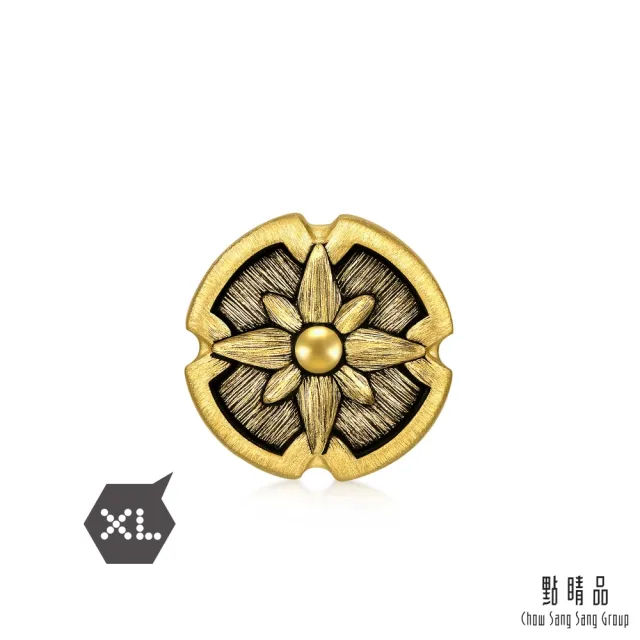 【點睛品】Charme XL 乘風領航 黃金黑鑽石串珠