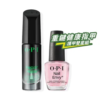 【O.P.I】乾燥甲雙星養護組-超奇蹟甲面建構精萃9mL+粉透增強護甲油15mL-NT200+NT223(精華/硬甲/官方直營)