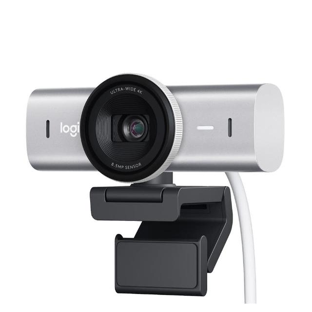 【Logitech 羅技】MX Brio Ultra HD 網路攝影機視訊鏡頭 視訊攝影機(珍珠白)