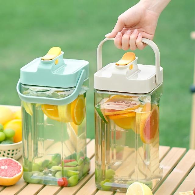 【愛Phone】夏天必備 冰箱冷水壺『3.5L』(冷水壺/冰箱冷水壺/噸噸桶/冰箱水壺/飲料桶/果茶桶/野餐水壺)