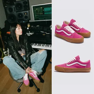 【VANS 官方旗艦】Premium LX Old Skool 男女款粉紫色滑板鞋