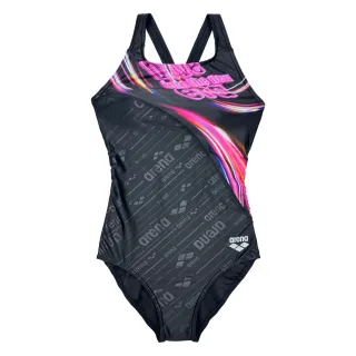 【arena】女士三角連體泳衣 訓練款 50週年紀念款 高彈速乾 游泳衣遮肚顯瘦泳裝 限量 春夏新款(TSF3510W)