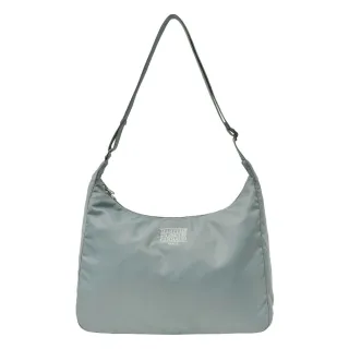 【MARITHE FRANCOIS GIRBAUD】官方旗艦 經典LOGO尼龍斜垮包 MFG(淺灰)