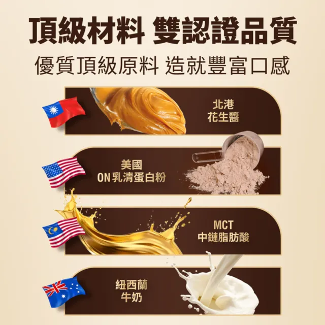 【明奇】天使蛋白威化餅-花生口味4盒(高蛋白餅乾/蛋白棒/健康零食/低熱量/能量代餐)