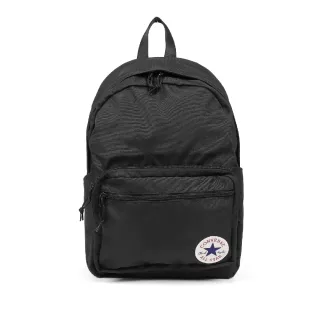 【CONVERSE】後背包 Go 黑 13吋筆電包 書包 經典款 包包 可調式背帶(10020533A01)