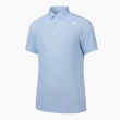 【DESCENTE】GOLF 迪桑特 男士 高爾夫球上衣(淺米色/藍色)