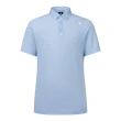 【DESCENTE】GOLF 迪桑特 男士 高爾夫球上衣(淺米色/藍色)