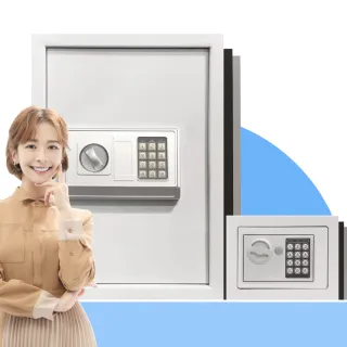 【發億金庫】買大送小 智慧型保險箱（黑/灰/白 三色可選）DB-50+ST-17(密碼 緊急開啟鑰匙 保險櫃)