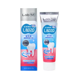 【Lab52 齒妍堂】L8020益生菌護齦健齒牙膏110g(益菌添加/強健牙齦/超氟1450ppm/專利益生菌)