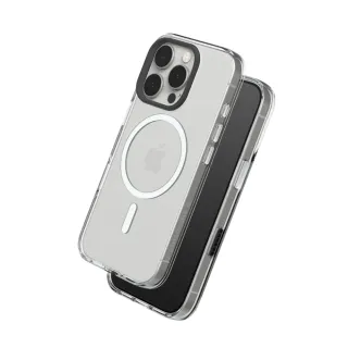 【RHINOSHIELD 犀牛盾】iPhone 16/Plus/Pro/Pro Max Clear MagSafe兼容磁吸透明手機殼(相機鍵按鈕版)
