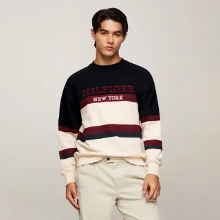 【TOMMY HILFIGER】官方旗艦館 Monotype 拼色復刻版型衛衣 _裸色