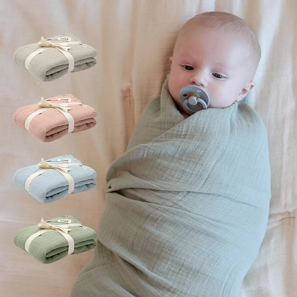 【BIBS】有機棉紗布包巾(多色可選 原裝進口公司貨)