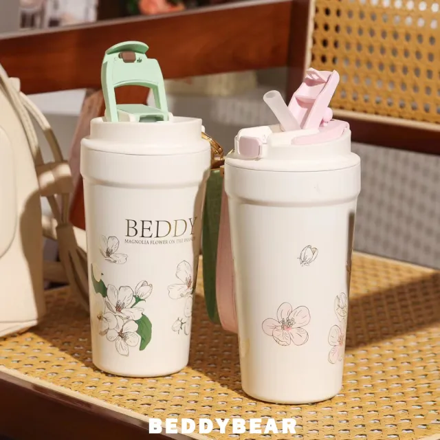 【BEDDY BEAR 杯具熊】自然物語心氣保溫咖啡杯 316不鏽鋼保溫杯 咖啡隨行杯 500ml