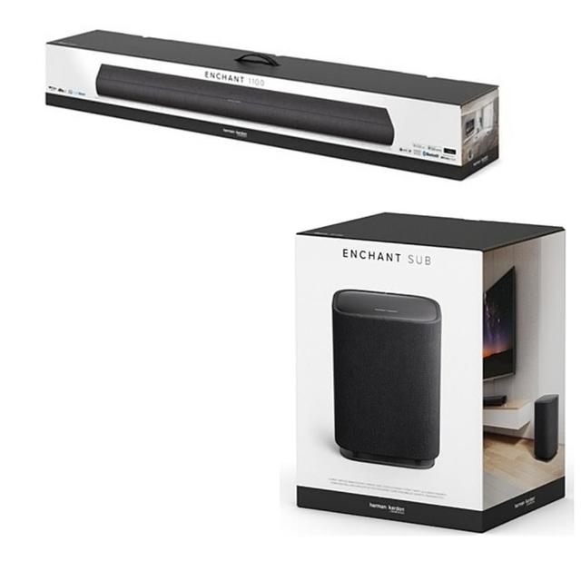 【Harman Kardon】哈曼卡頓Enchant 1100 7.1.4杜比全景聲家庭劇院組(聲霸+Enchant Sub重低音)