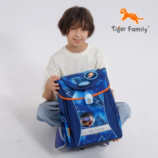 【Tiger Family】學院風護童安全燈超輕量護脊書包Pro 2S-全新升級版(125-150CM適用 努拉一家推薦)