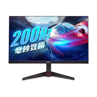 【Acer 宏碁】VG240Y X1 24型護眼電競螢幕 23.8吋/FHD/200Hz/0.5ms/IPS/喇叭/FreeSync(組合用)