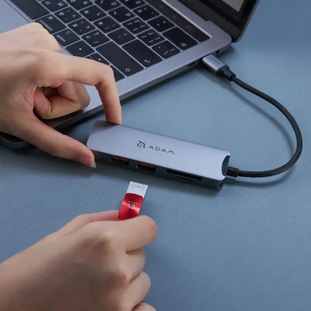 【ADAM 亞果元素】Hub A05 USB-C Gen2 五合一多功能高速集線器