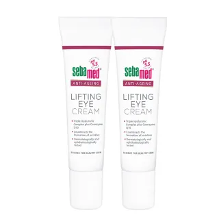 【SEBAMED 施巴】Q10抗皺煥采眼霜15ml二入組(總代理)