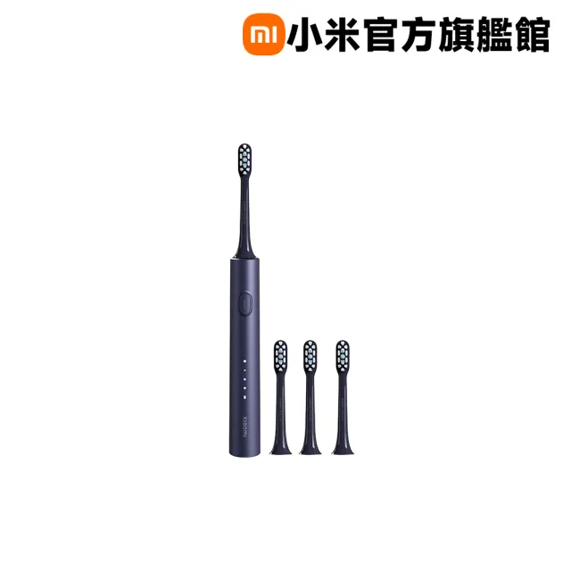 【小米】官方旗艦館 Xiaomi 聲波電動牙刷 T302(銀灰色/藍黑色)
