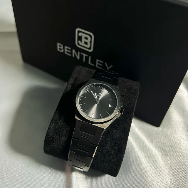 【Bentley 賓利】URBAN ELEGANT天穹系列 BL-11-06 全黑 質感 輕奢 女錶(附信封卷包收納袋+磁吸錶盒/說明書)