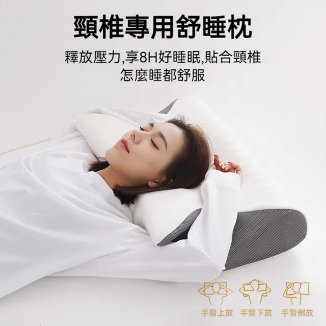 【Home of flowers】可調節 德國巴斯夫記憶棉釋壓枕(老人/肥胖/打鼾專用 止鼾枕 記憶枕 護頸枕)