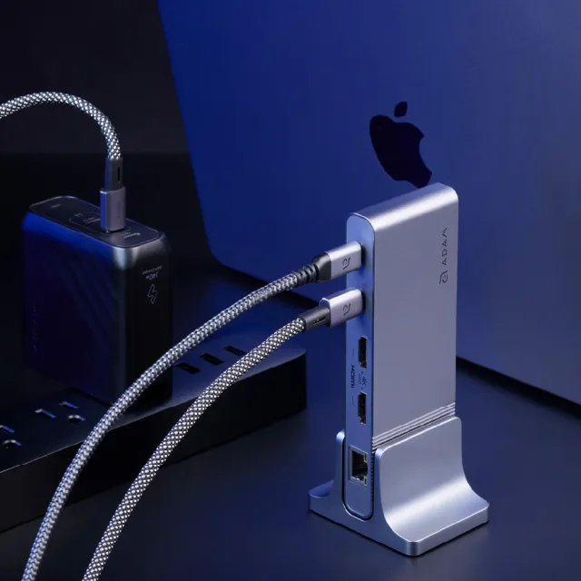 【ADAM 亞果元素】Hub Pro S USB-C 十二合一多功能集線器(全金屬鋁合金打造)