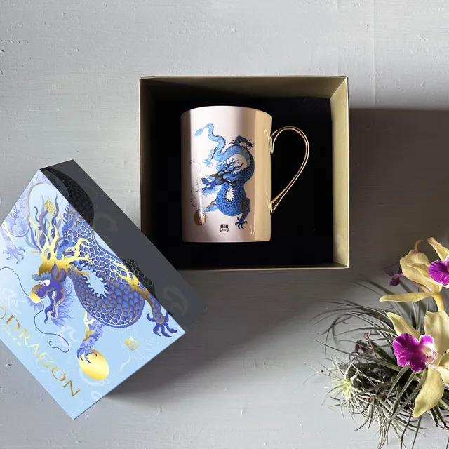 【TALES 神話言】十二生肖-藝術骨瓷馬克杯(文創/禮品/送禮/招財/聚寶盆/鎮宅)