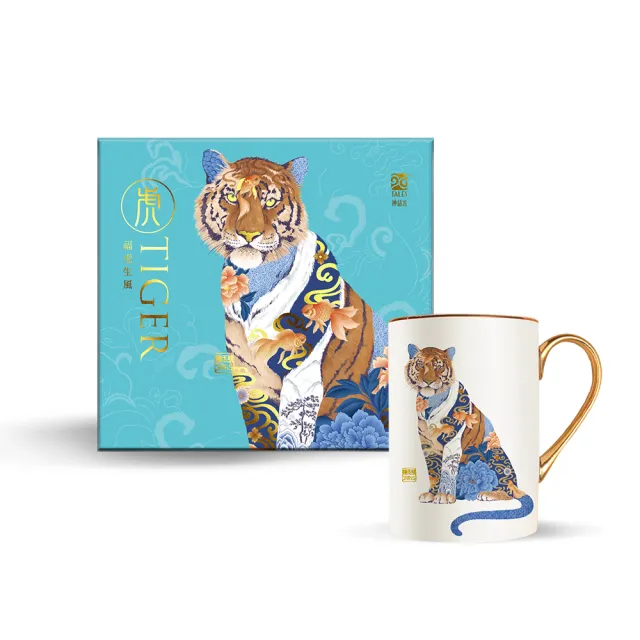【TALES 神話言】十二生肖-藝術骨瓷馬克杯(文創/禮品/送禮/招財/聚寶盆/鎮宅)