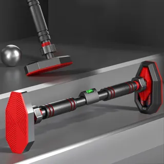 【極美家居】室內免打孔可調節單杠65-100 單槓(室內單槓 引體向上 運動單杠 門框引體向上 健身單杠)