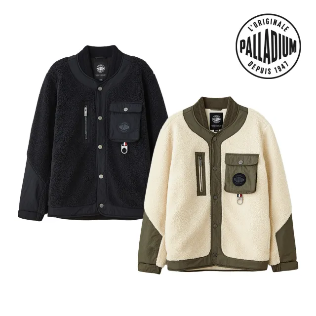 【Palladium】羊羔絨拼接多口袋外套-男裝/女裝/男外套/女外套-兩色任選