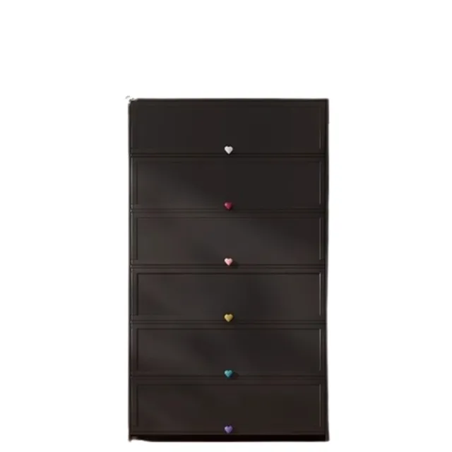 【顧家家居】防塵鞋架 超薄鞋櫃 多層鞋架(40×32×172cm/內推式翻門/32cm寬度/360°密封/預售15天)