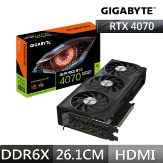 【GIGABYTE 技嘉】GeForce RTX 4070 SUPER WINDFORCE OC 12G顯示卡(GV-N407SWF3OC-12GD)