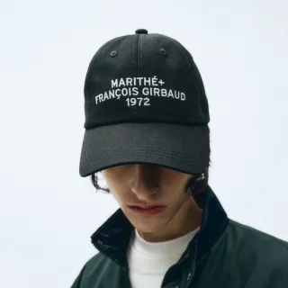 【MARITHE FRANCOIS GIRBAUD】官方旗艦 字母標誌LOGO棒球帽 MFG 刺繡 中性 運動帽(黑色)