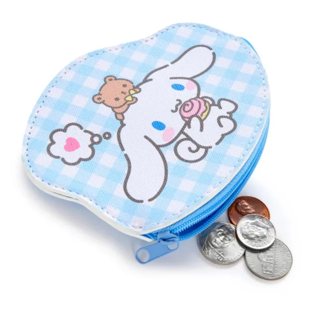 【小禮堂】雙11 Sanrio 三麗鷗 大耳狗 皮質拉鍊零錢袋 肉桂捲款(平輸品)